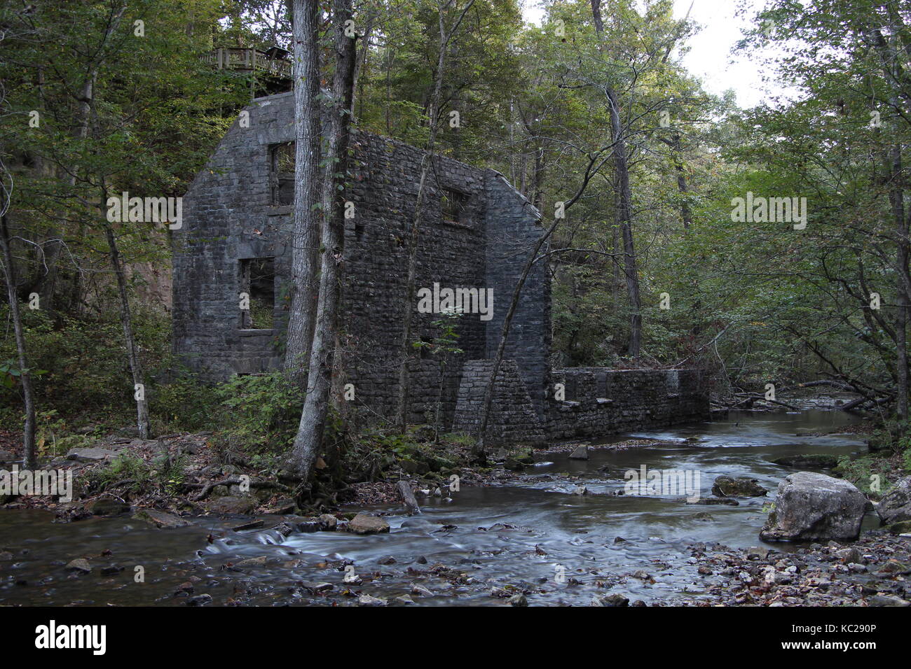 Blanchard Springs Mill Stock Photo