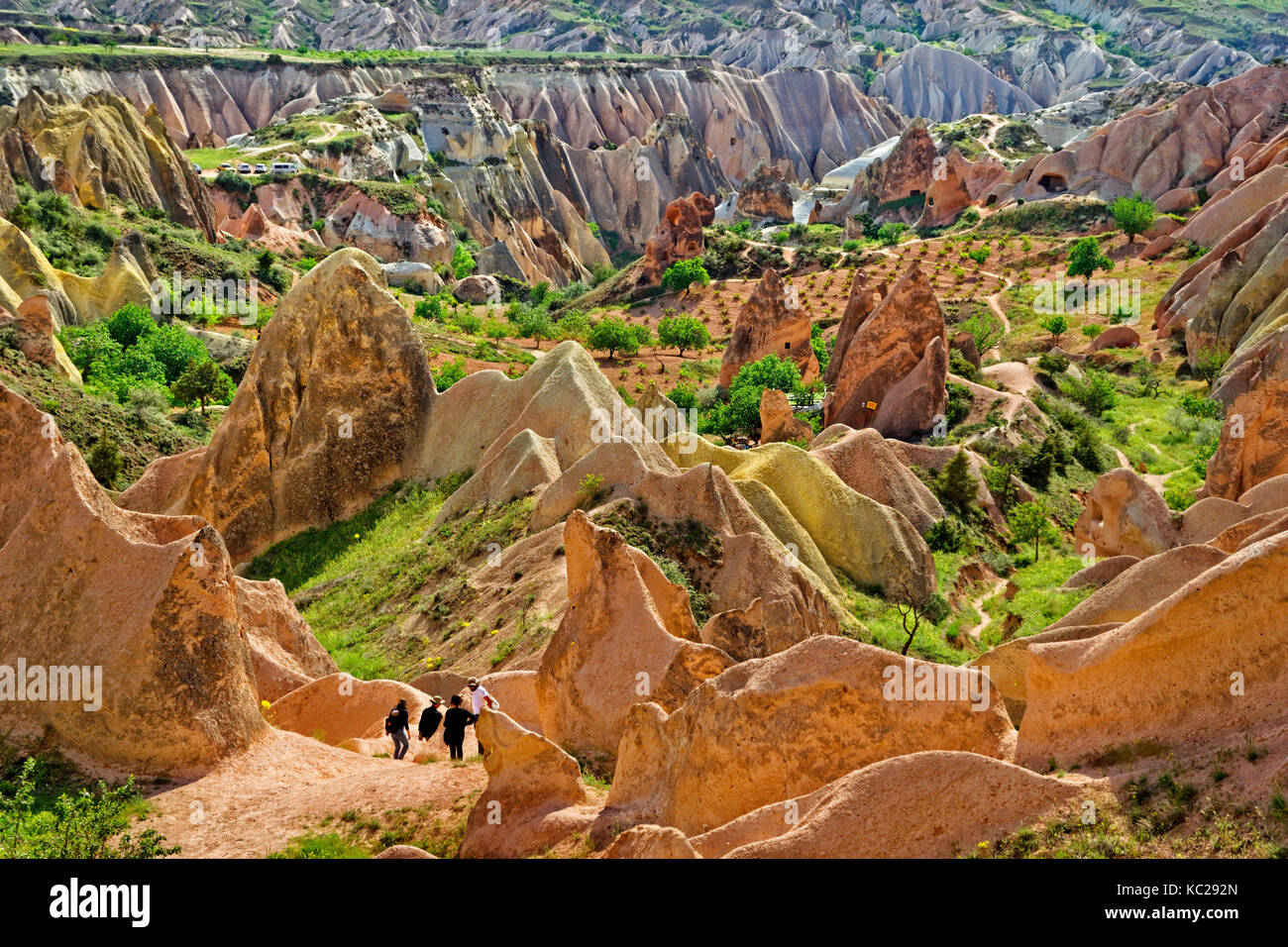 Red Valley or Rose Valley, part of the Goreme National Park, Cappadocia, Turkey Stock Photo Alamy