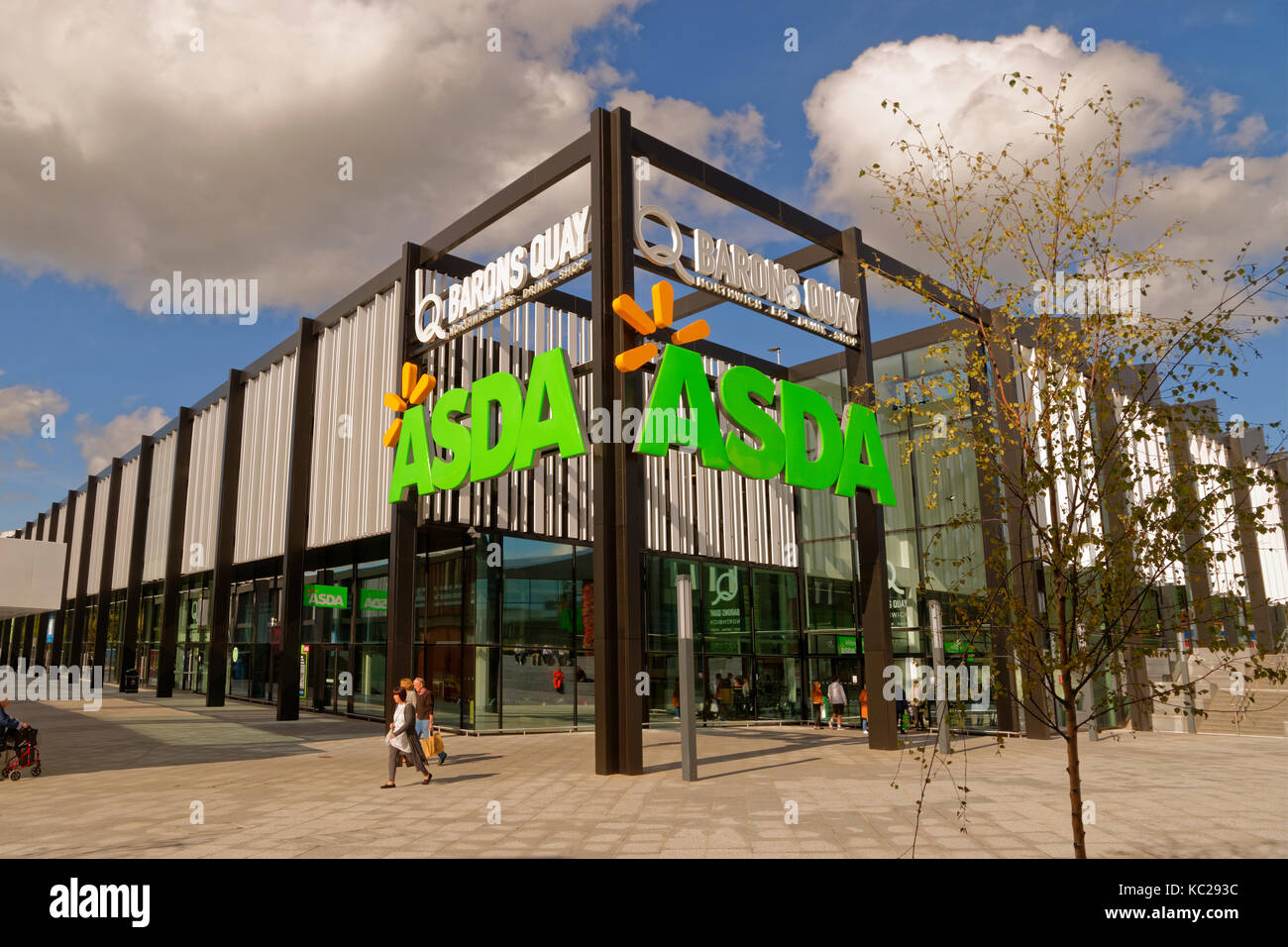 Asda superstore at Barons Quay, Northwich, Cheshire, England, UK. Stock Photo