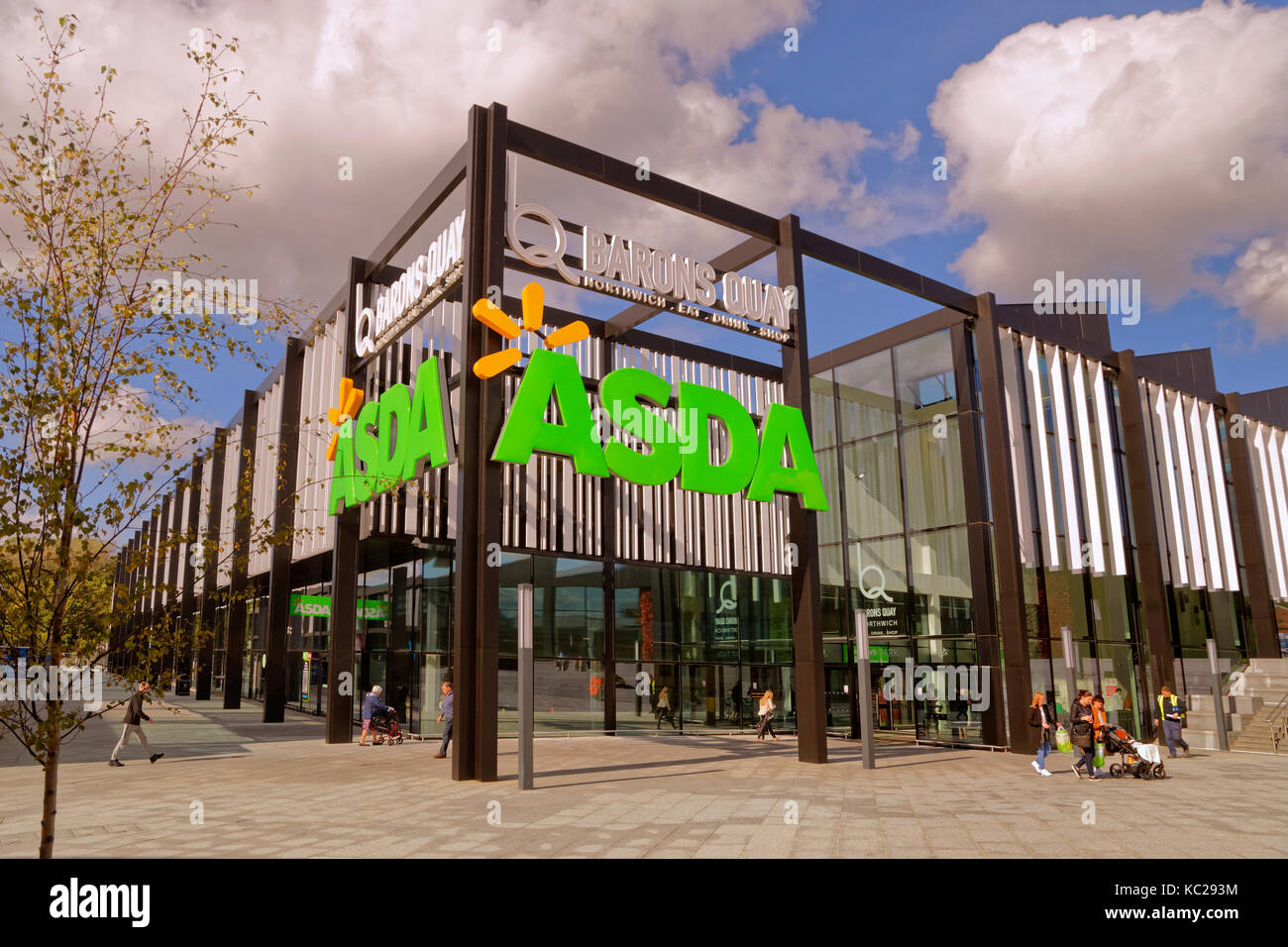 Asda superstore at Barons Quay, Northwich, Cheshire, England, UK. Stock Photo