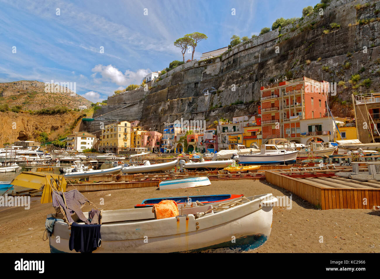Harbour of Marina di Cassano, Piano di Sorrento, Campania, Italy Stock  Photo - Alamy