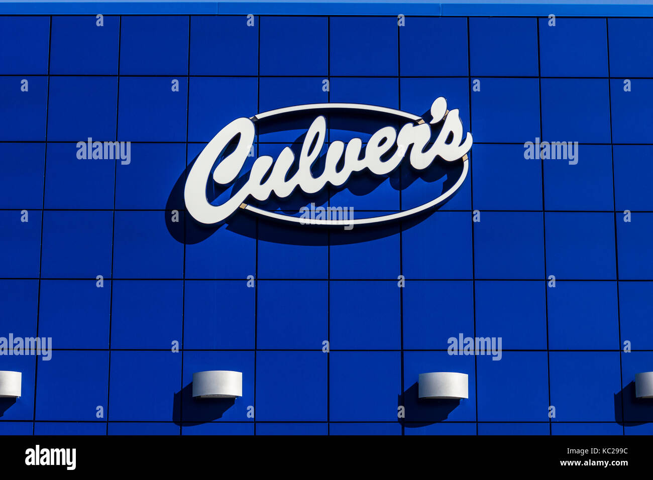 Indianapolis Circa September 2017 Culver's Fast Casual Location. Culver's is Famous for their