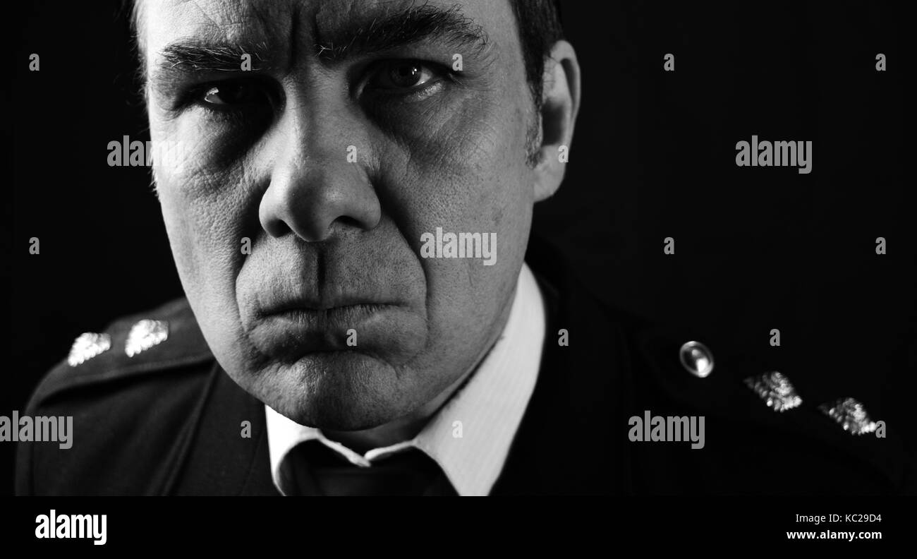 Police officer Black and White Stock Photos & Images - Alamy