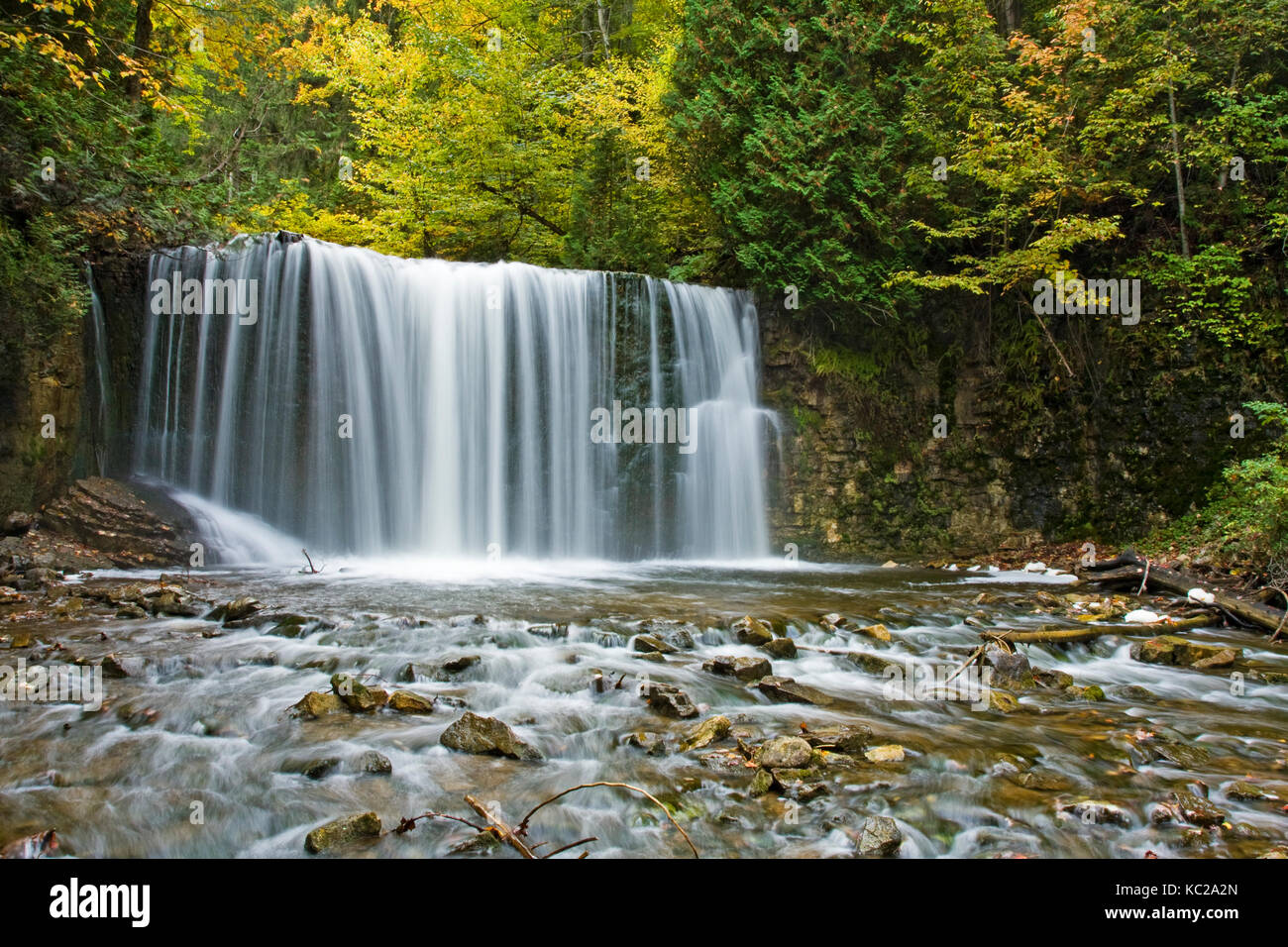 Hoggs Falls, Ontario, Canada. Stock Photo