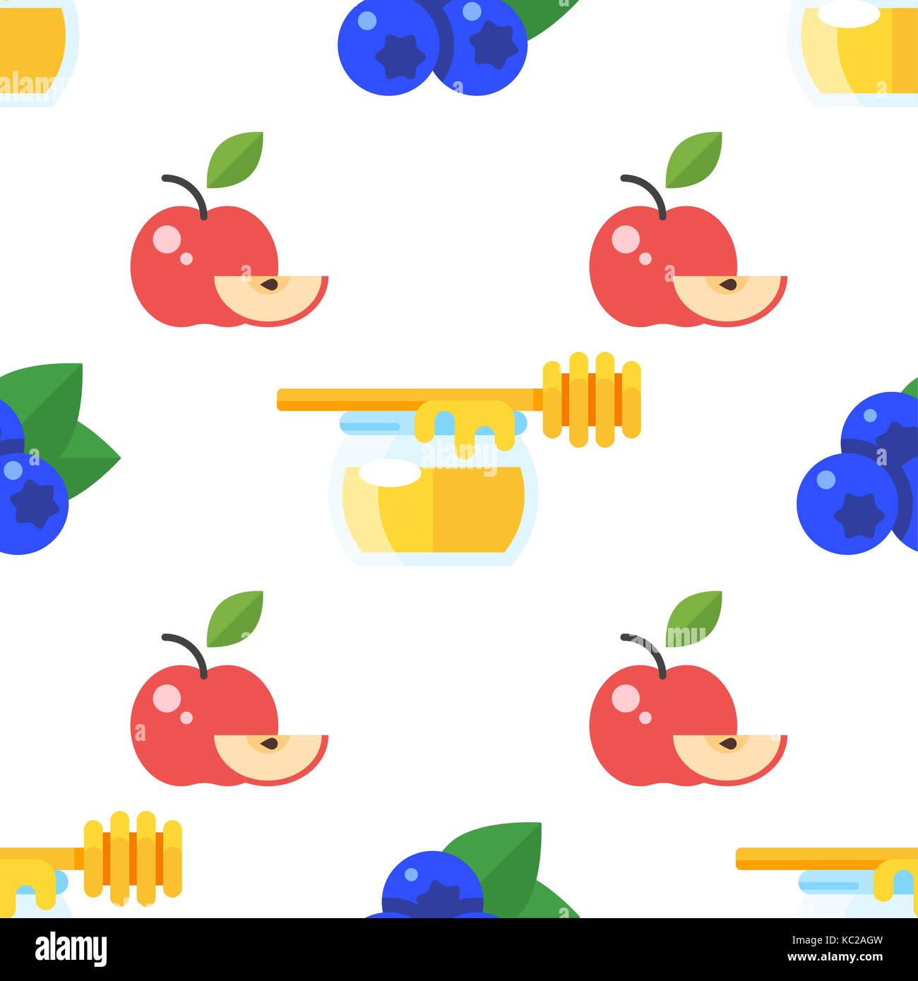 seamless pattern with honey Stock Vector Image & Art - Alamy