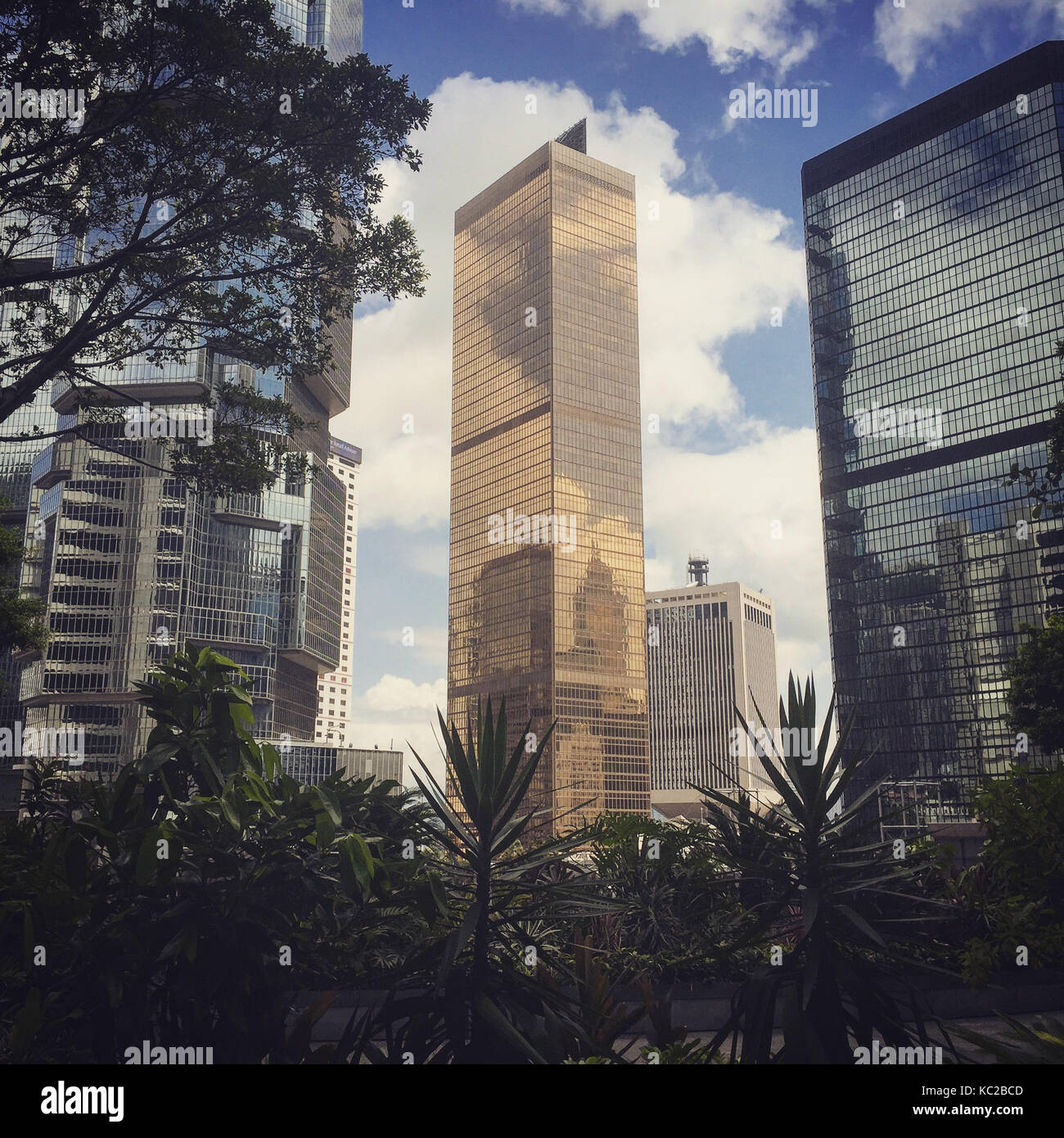 The Far East Financial Centre building, Hong Kong Stock Photo