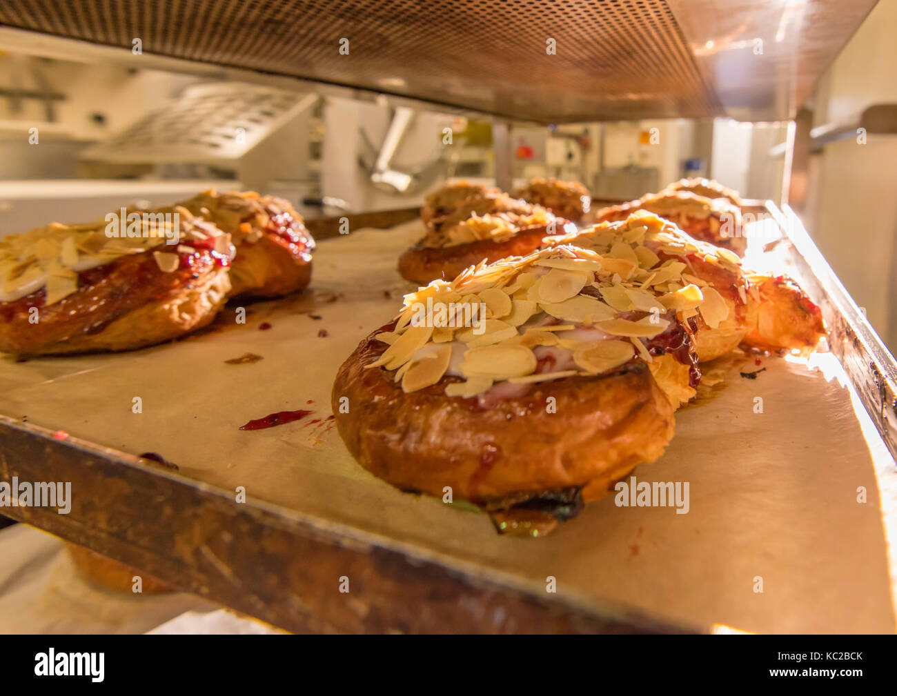 Pastries prepared for sale in a bakery in Sydney, Australia Stock Photo Alamy