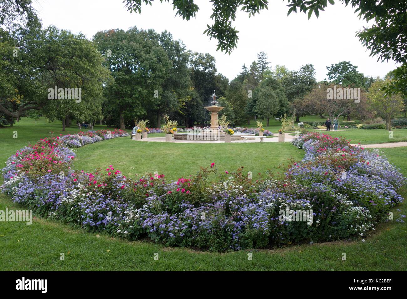 A fountain and garden in Lyndale Park in Minneapolis, MN, USA Stock Photo -  Alamy