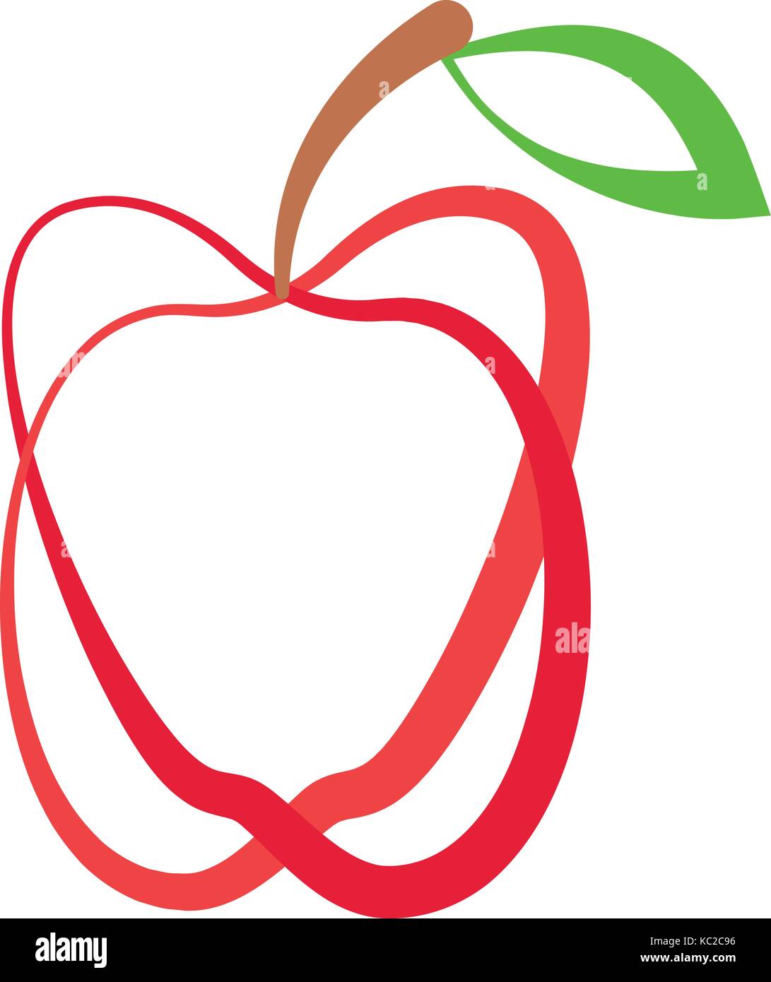 Modern art apples icon, isometric 3d style Stock Vector Image & Art - Alamy