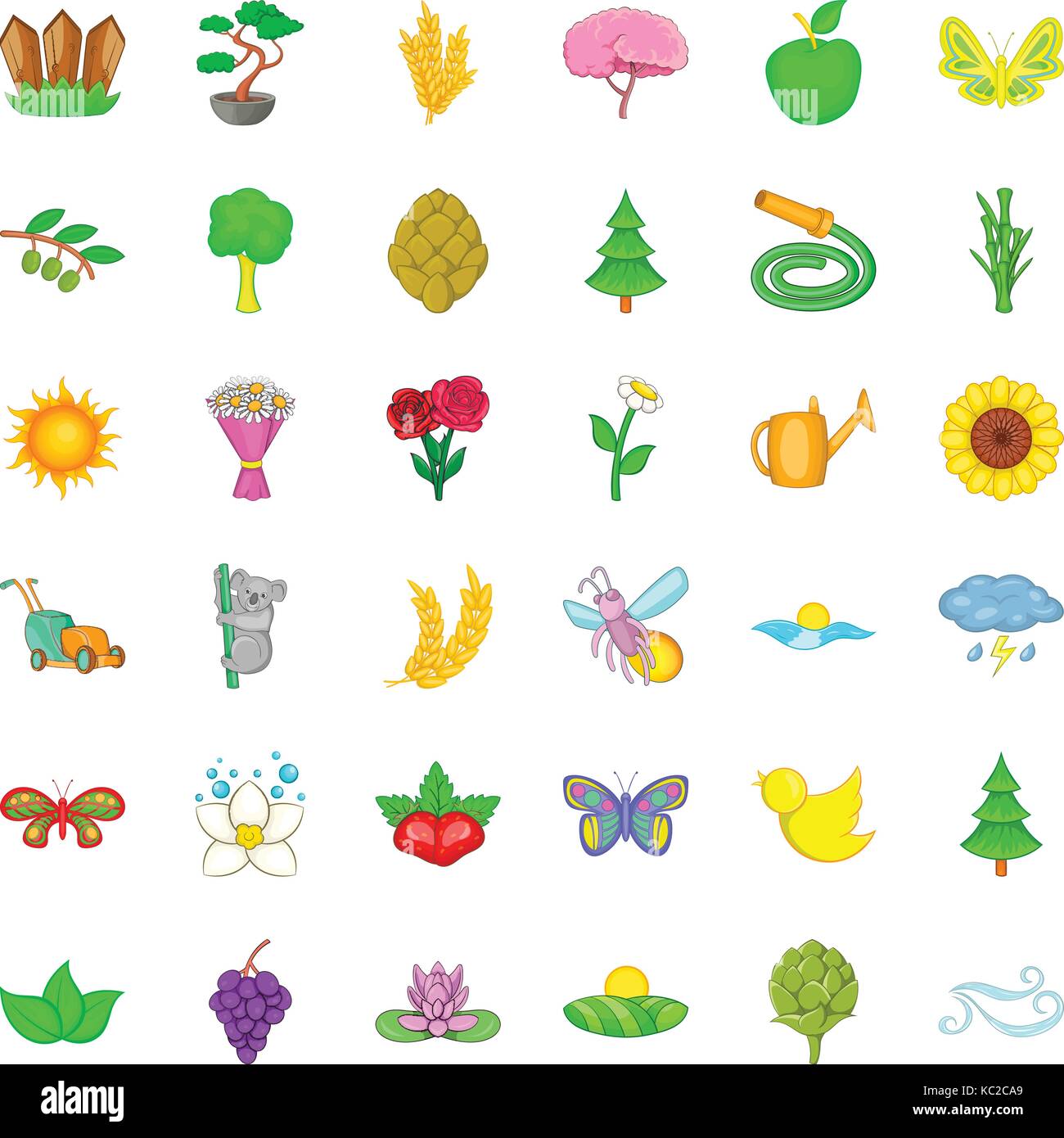 Water icons set, cartoon style Stock Vector Image & Art - Alamy