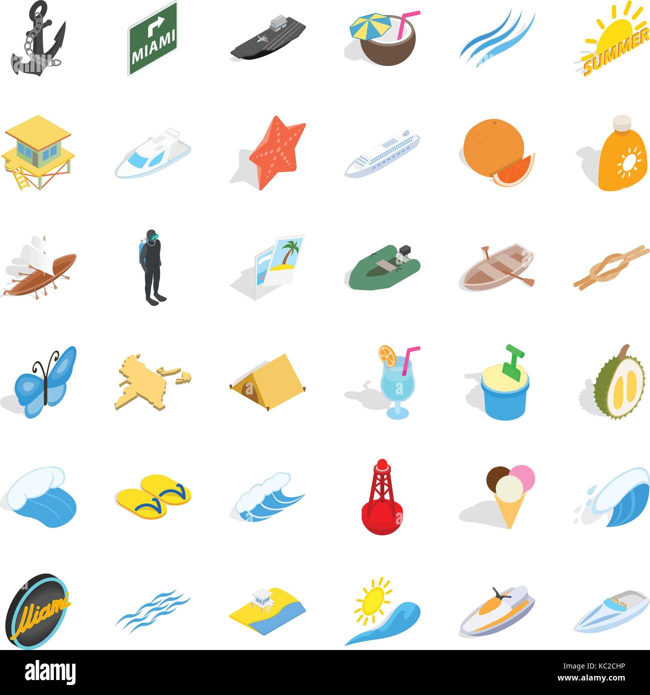 Paddle icons set, isometric style Stock Vector Image & Art - Alamy