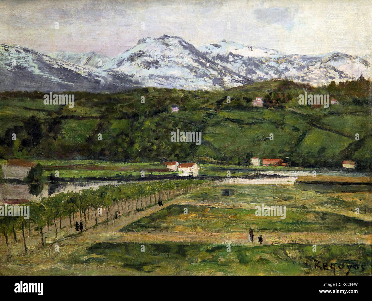 Dario de Regoyos spanish painter 1875-1913.title of the painting;Sierra Nevada 1904 Stock Photo