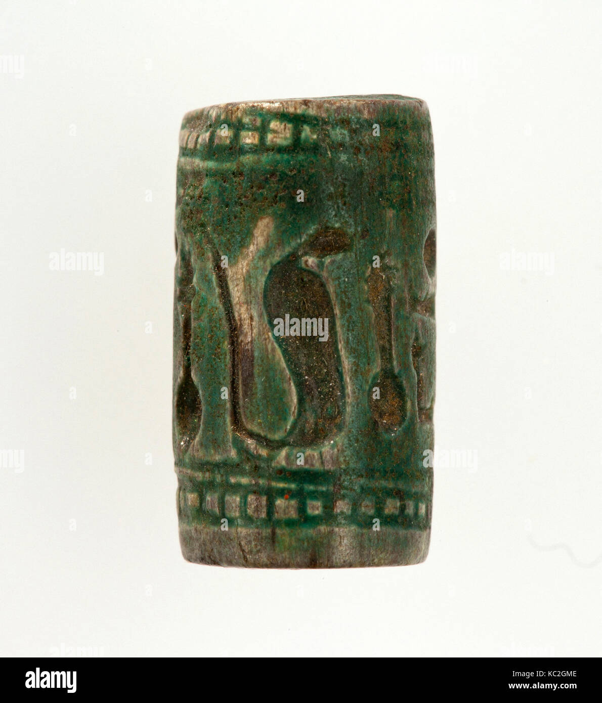 Scarab Inscribed with the Throne Name of Amenhotep I, ca. 1492–1479 B.C Stock Photo