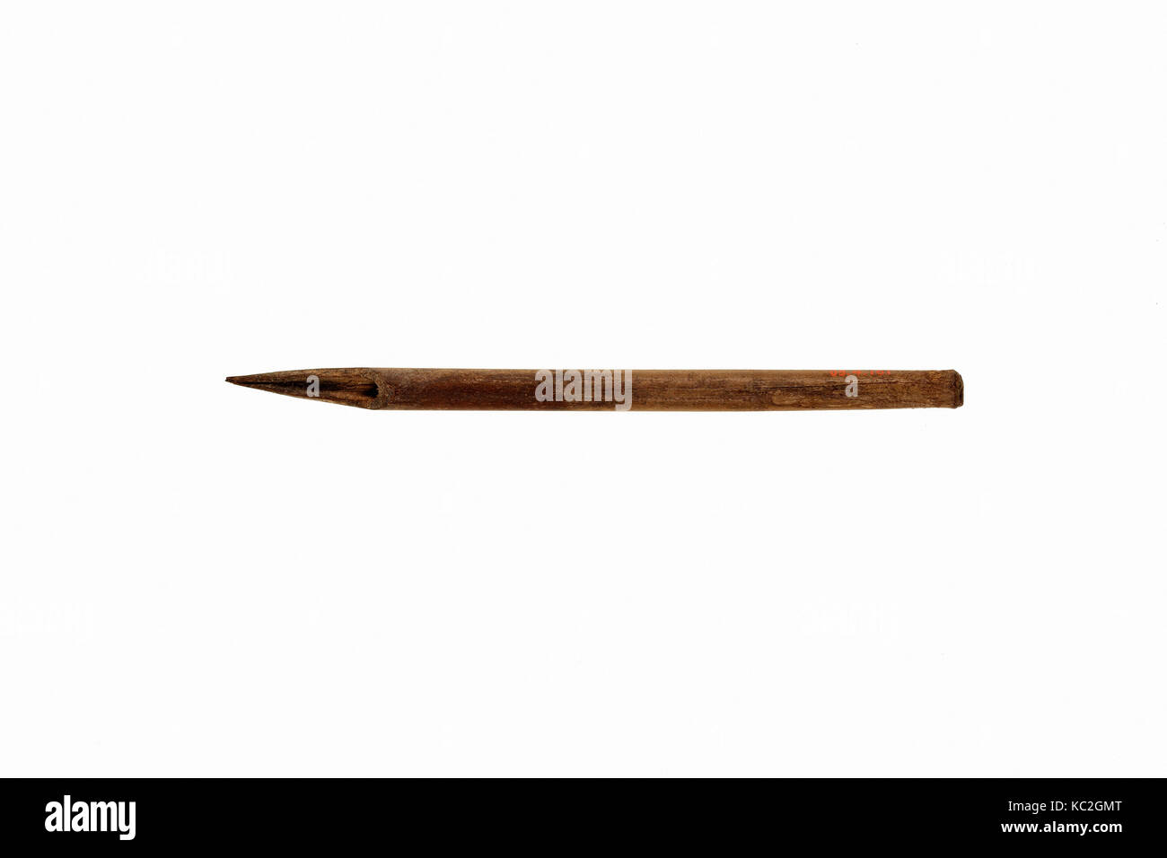 Pen, Roman Period, 30 B.C.–A.D. 364, From Egypt, Middle Egypt, Oxyrhynchus (Bahnasa), EEF excavations 1904–05, Reed, L. 12.6 cm Stock Photo