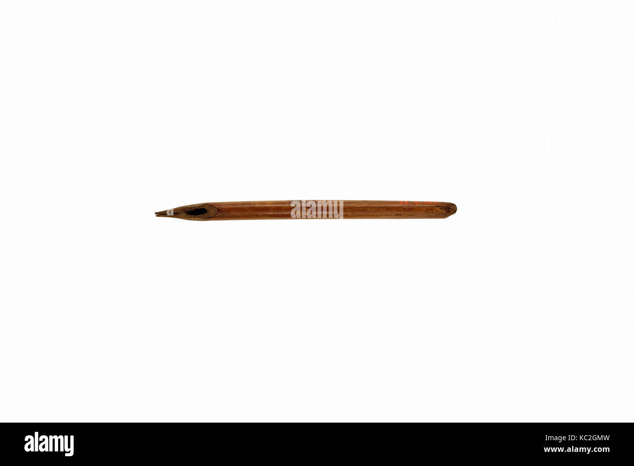 Pen, Roman Period, 30 B.C.–A.D. 364, From Egypt, Middle Egypt, Oxyrhynchus (Bahnasa), EEF excavations 1904–05, Reed, L. 9.5 cm Stock Photo