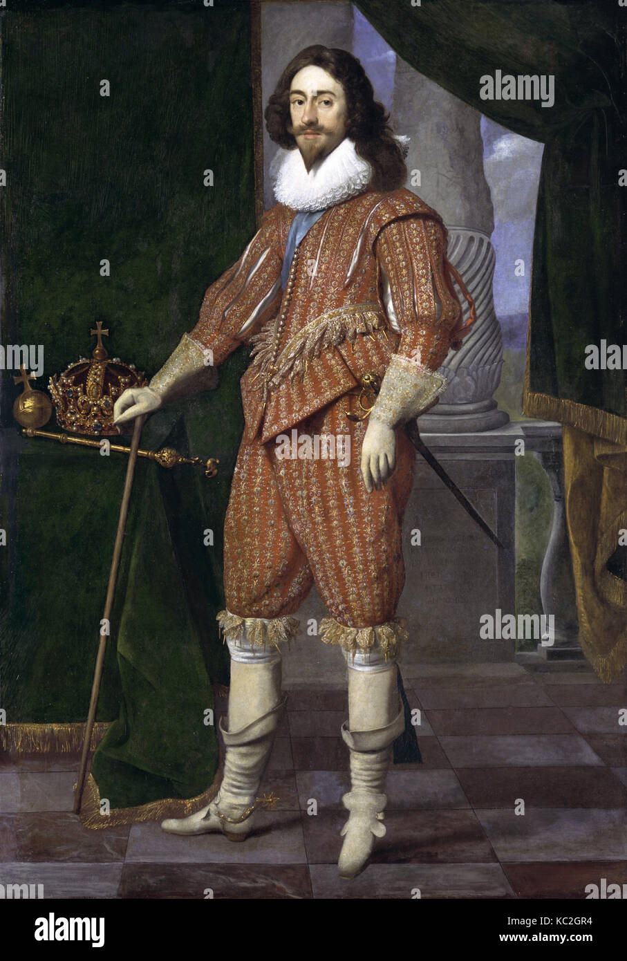 Charles I (1600–1649), King of England, Daniël Mijtens, 1629 Stock Photo