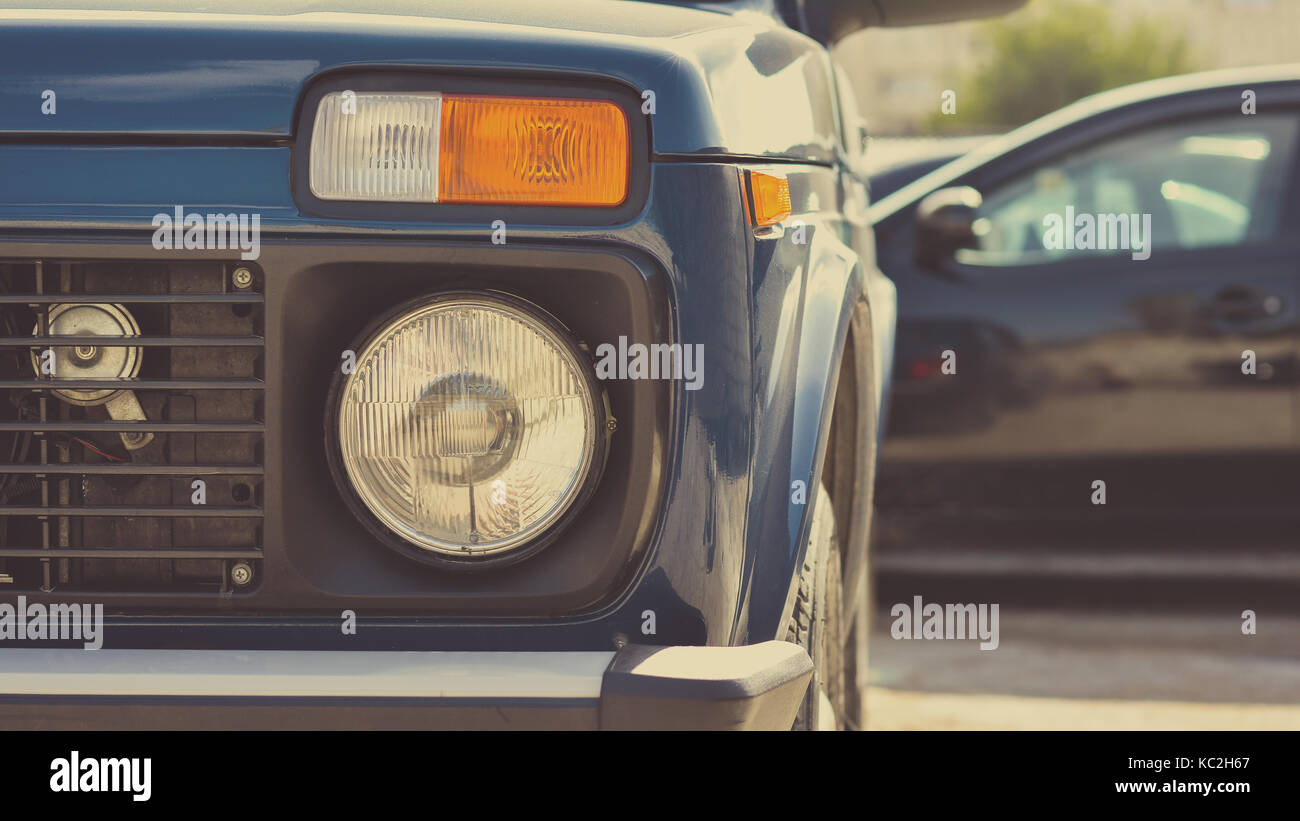 Car head light Stock Photo Alamy