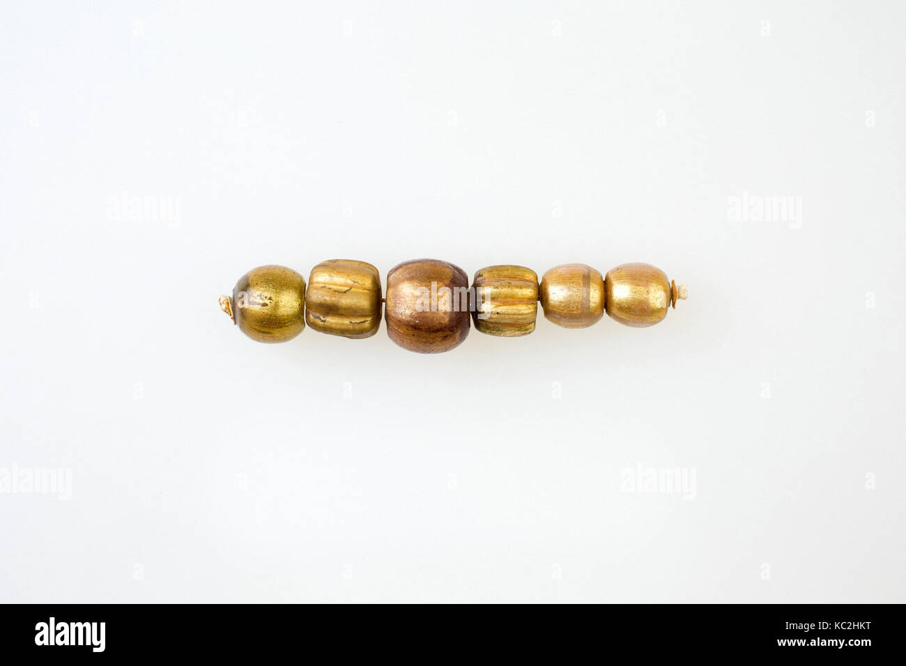 Wonderful Roman Golden glass beads unique beads