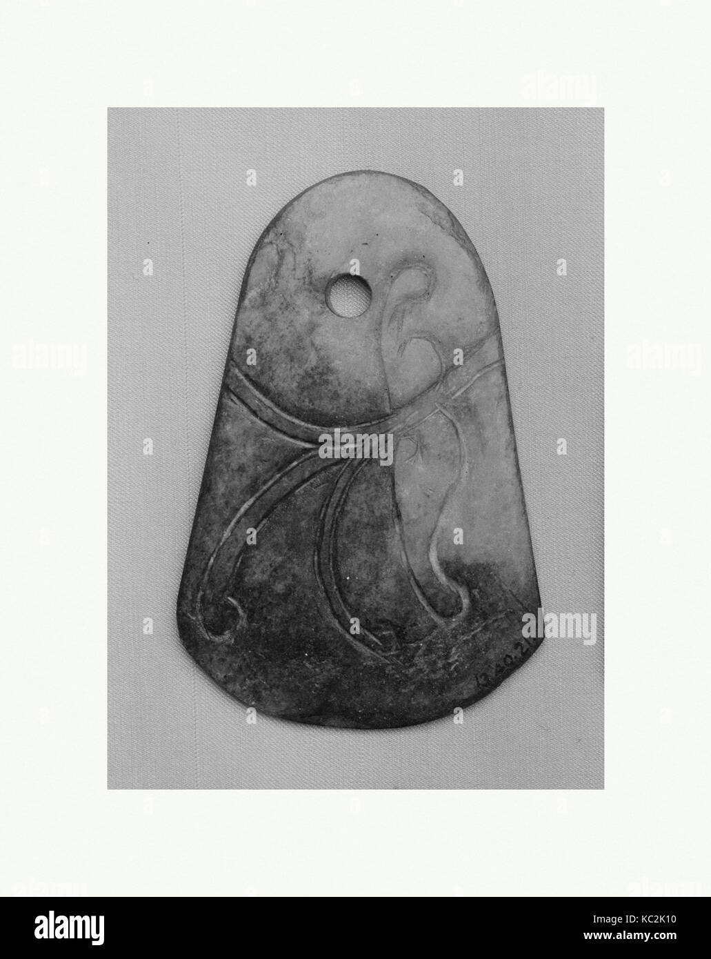 Jade Chisel Chisel, Han dynasty (206 B.C.–A.D. 220) or later, China, Jade, H. 2 1/2 ...