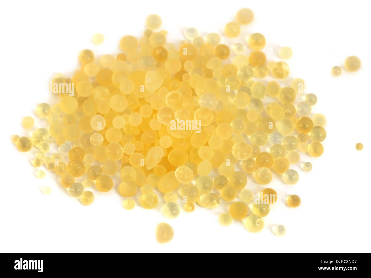 Image showcasing Silica gel used as water absorbent over white background Stock Photo ...