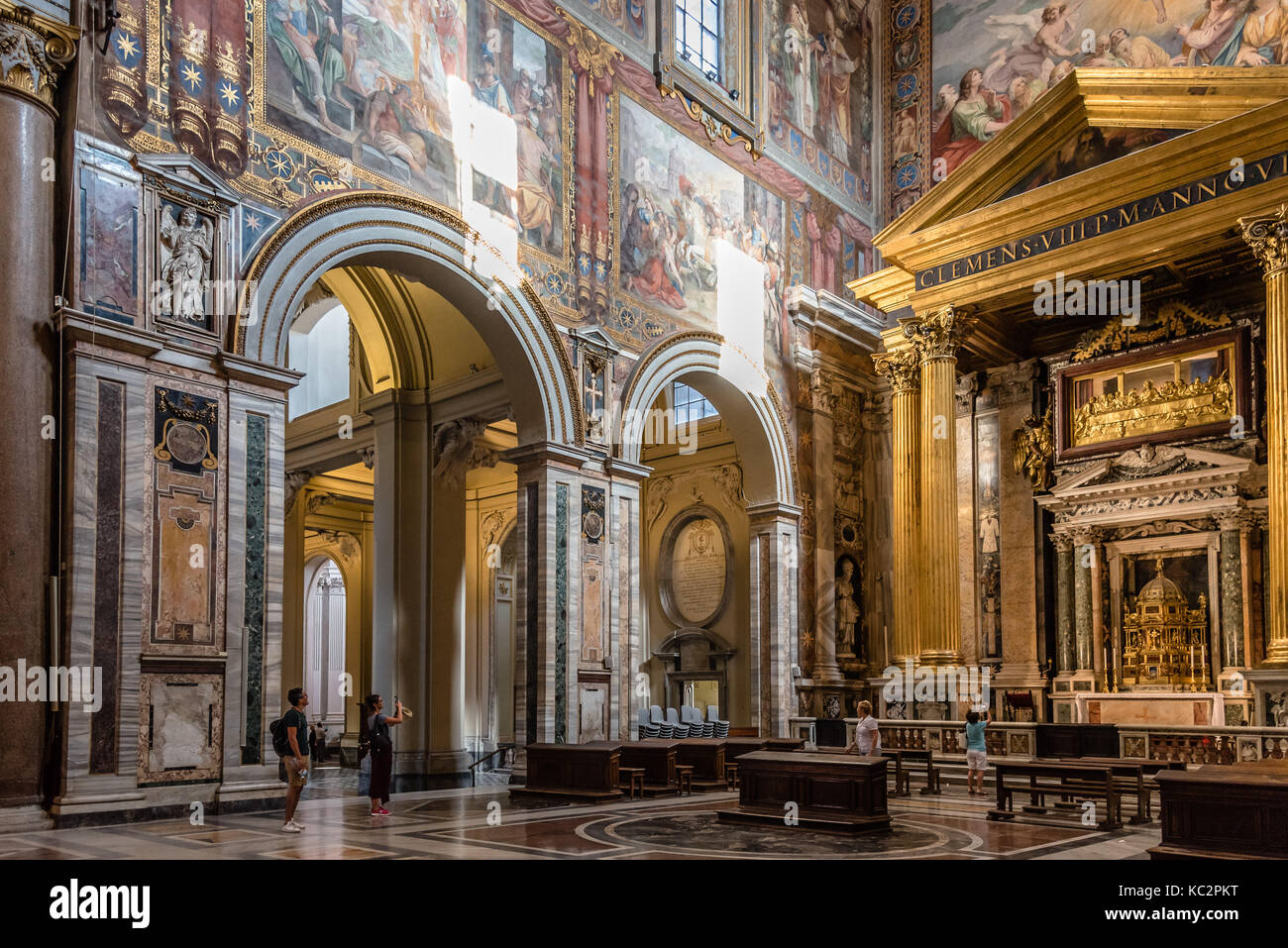 Archbasilica of St  John Lateran in Rome Stock Photo