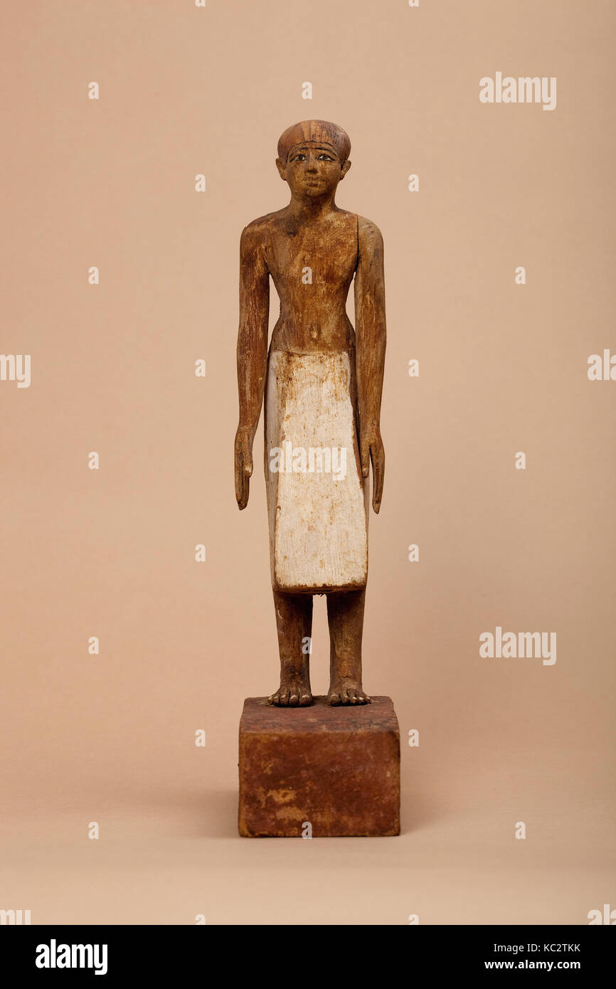 Statuette of Senbi, Middle Kingdom, Dynasty 12, ca. 1981–1802 B.C., From Egypt, Middle Egypt, Meir, Khashaba excavations, 1910 Stock Photo