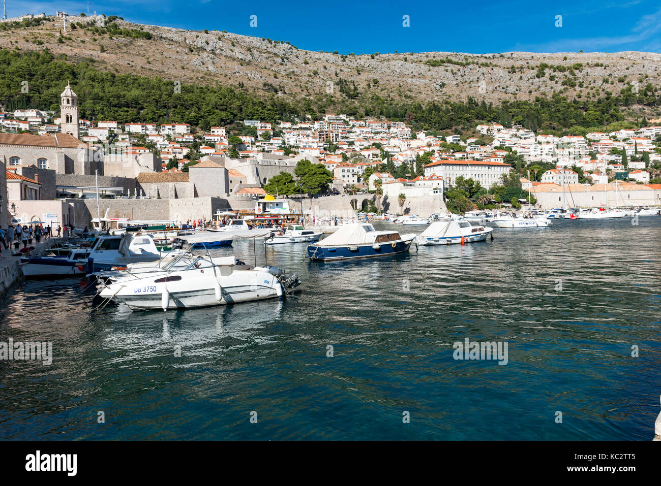 Dubrovnik harbour Stock Photo