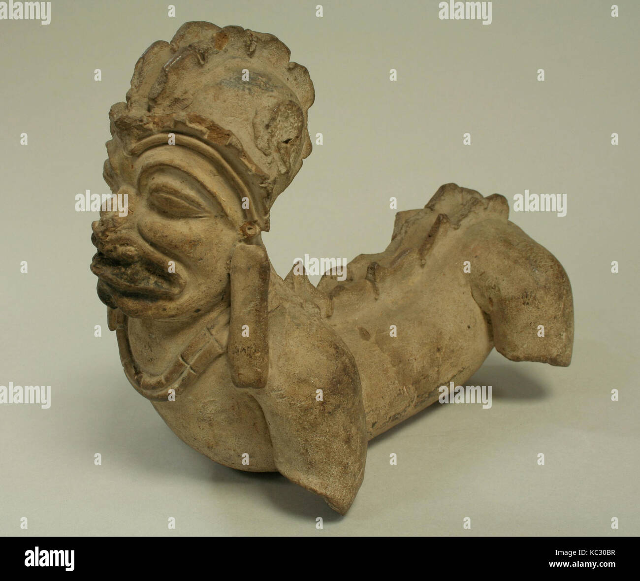 Zoomorphic Stone Figure, 5th century B.C.–A.D. 13th century Stock Photo