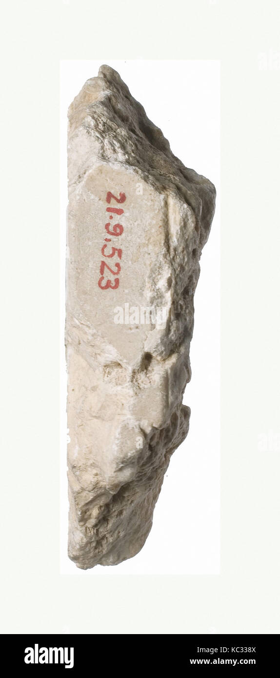 Inscribed fragment, Aten cartouche, ca. 1353–1336 B.C Stock Photo