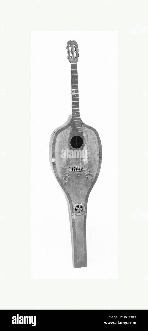 Harp Guitar, after 1831, Philadelphia, Pennsylvania, United States