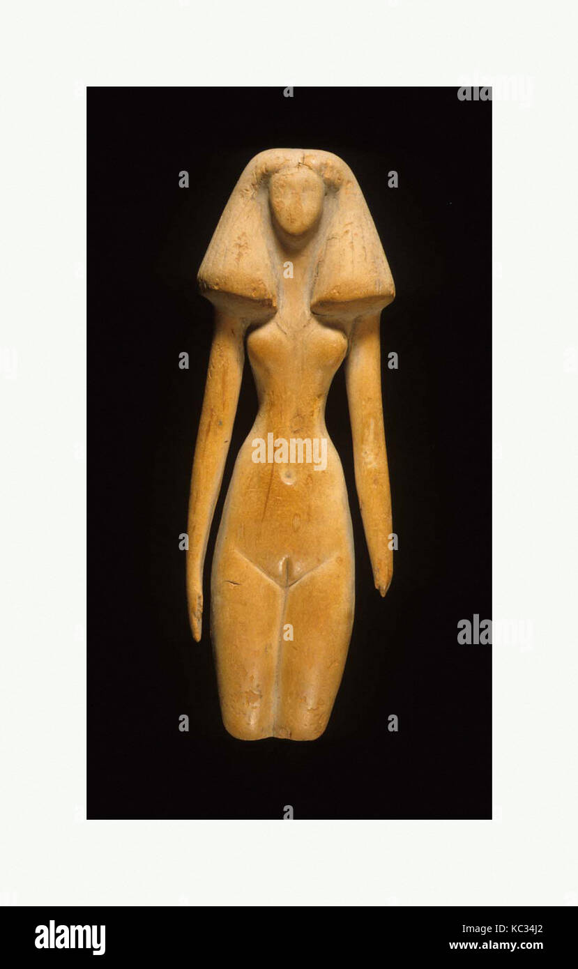 Female figure, Middle Kingdom, Dynasty 12, ca. 19911450 B.C., From Egypt, Upper Egypt, Thebes