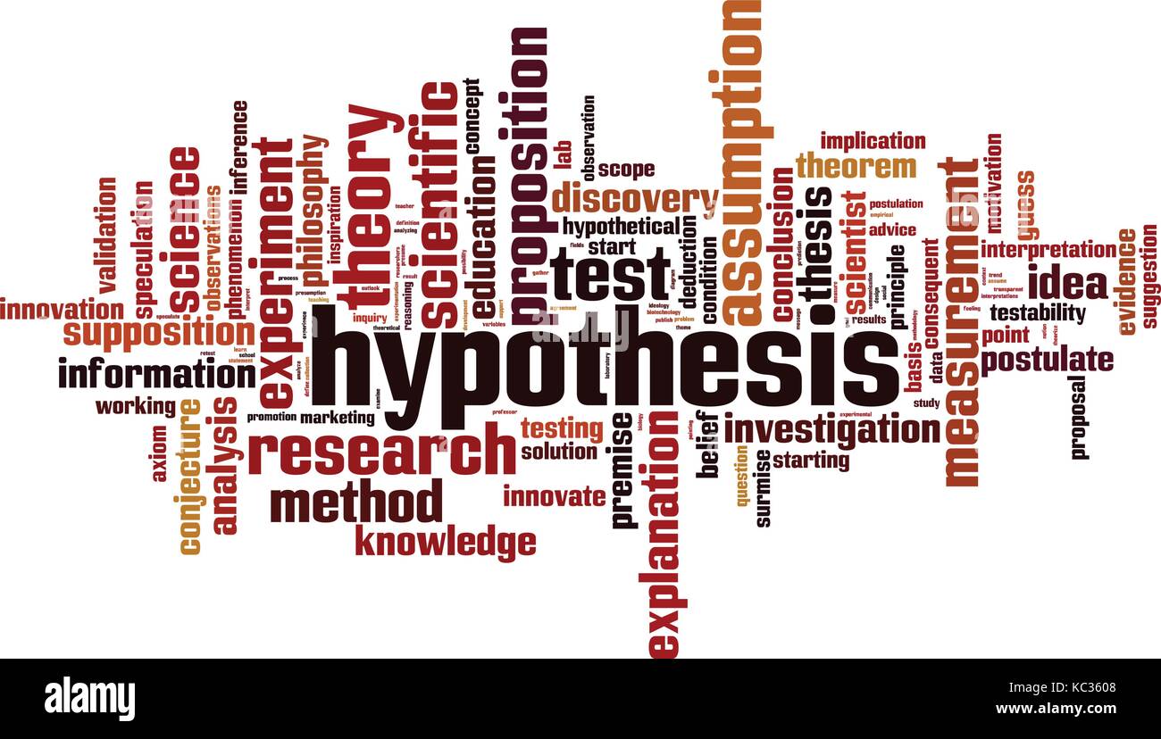hypothesis in word