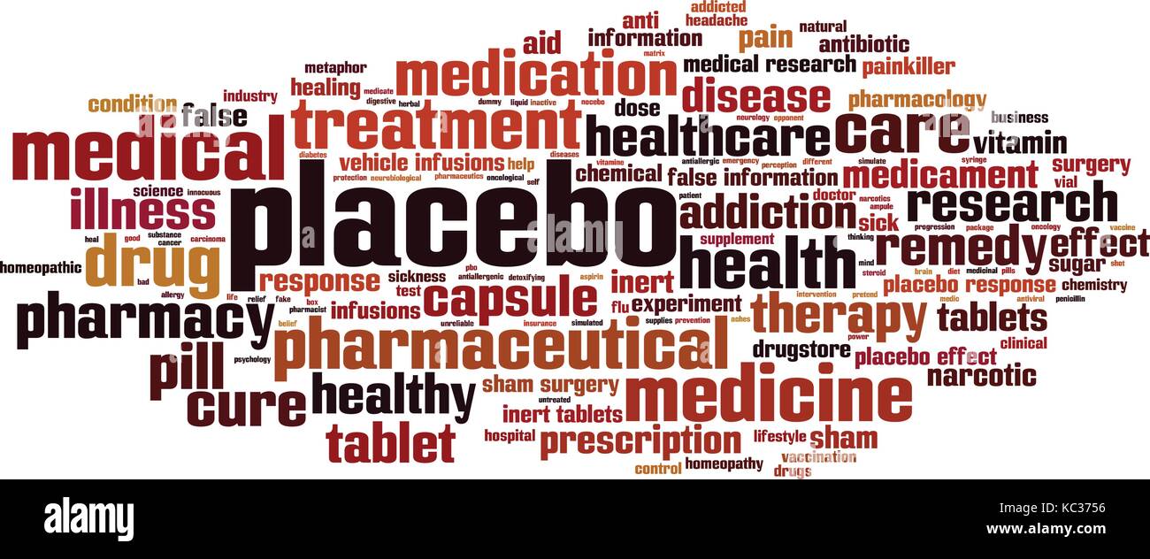 Placebo word cloud concept. Vector illustration Stock Vector Image & Art Alamy