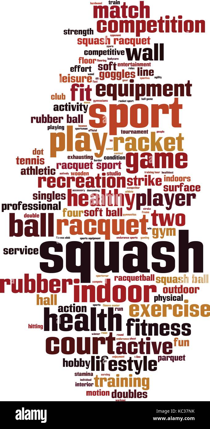 Squash word cloud concept. Vector illustration Stock Vector Image & Art Alamy