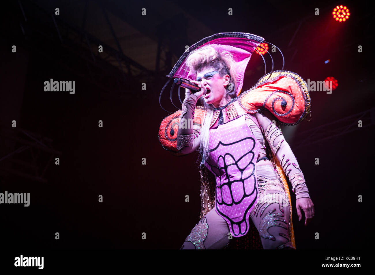 The Canadian singer, electronic musician and songwriter Peaches