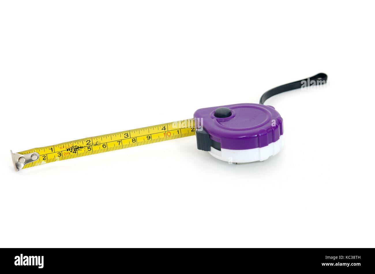 tape measure on the white background Stock Photo - Alamy