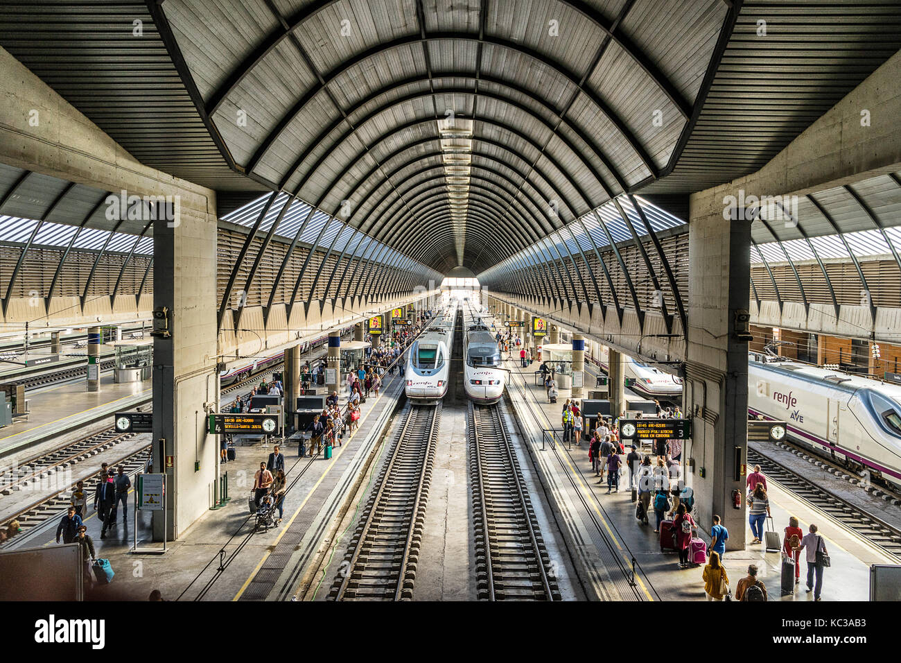 Santa Justa train station in Seville Stock Photo - Alamy