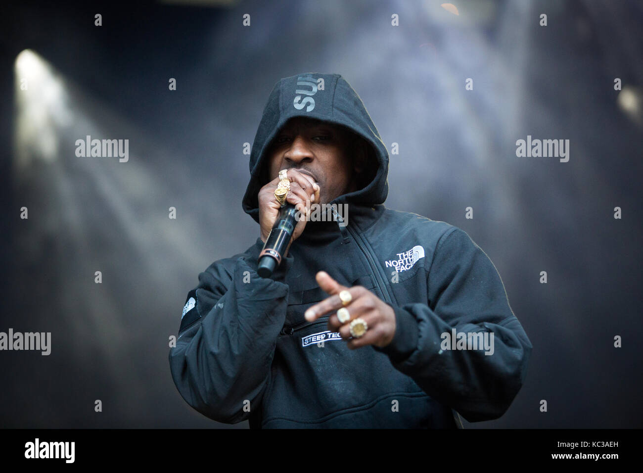 The English rapper and lyricist Skepta performs a live concert at the ...