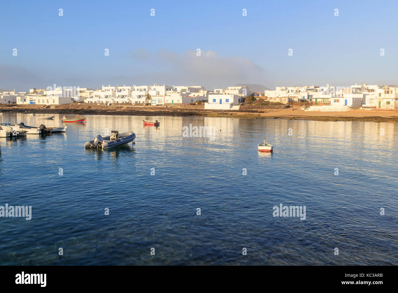 Caleta del Sebo, La Graciosa, Canary Islands, Spain Stock Photo