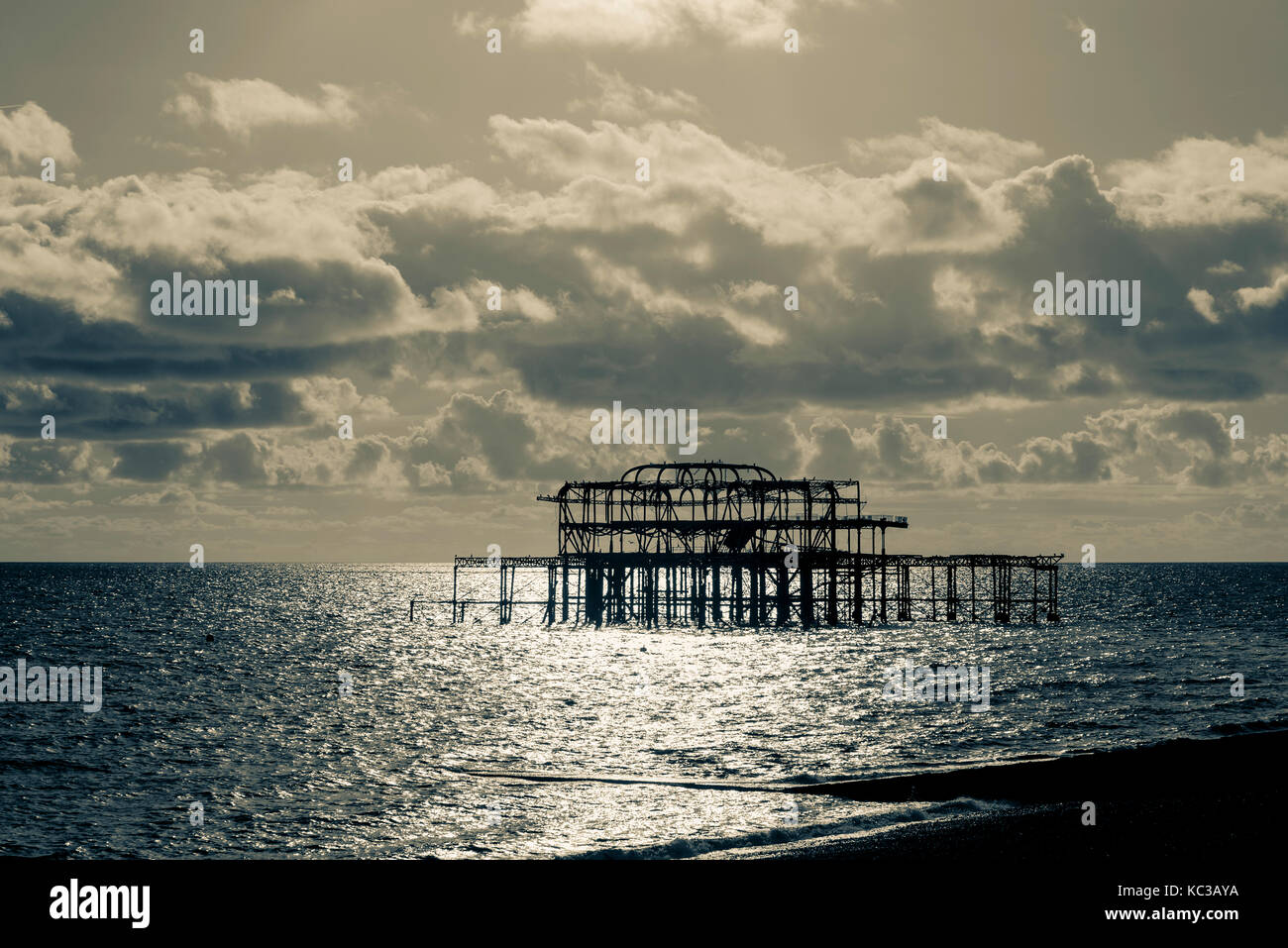 West Pier, Brighton, England, UK Stock Photo