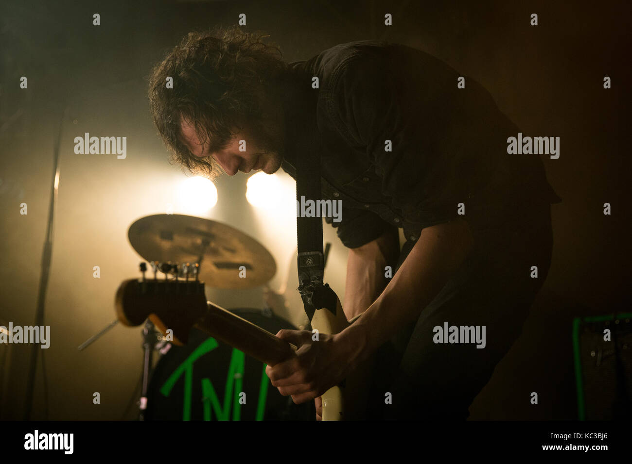 The Norwegian noise rock band The Megaphonic Thrift performs a live concert at Kvarteret in