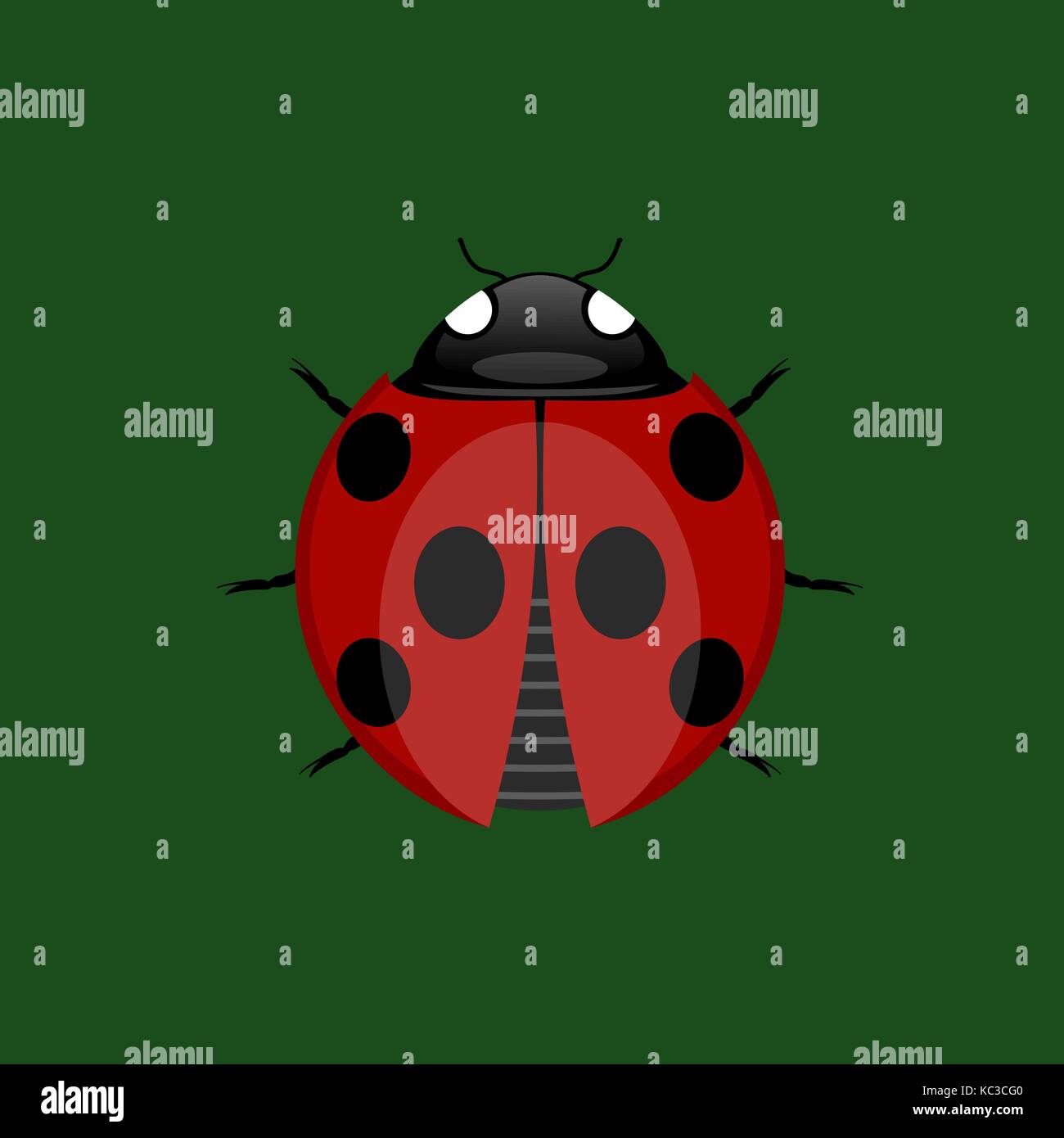 Summer Ladybug Icon Stock Vector Image & Art - Alamy