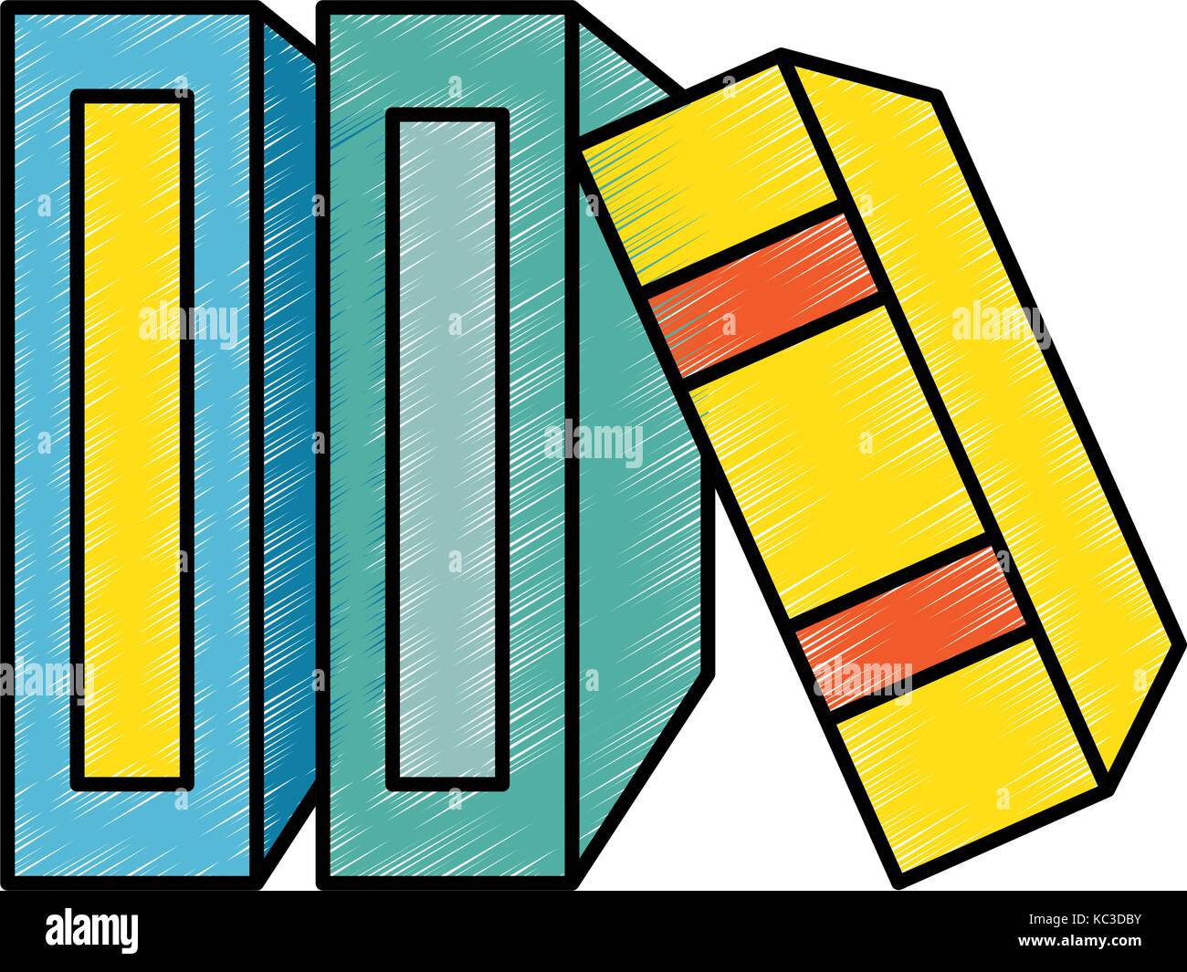 library books isolated icon vector illustration design Stock Vector ...