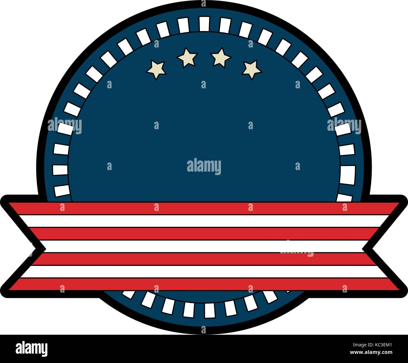 united states of america emblem frame vector illustration design Stock ...