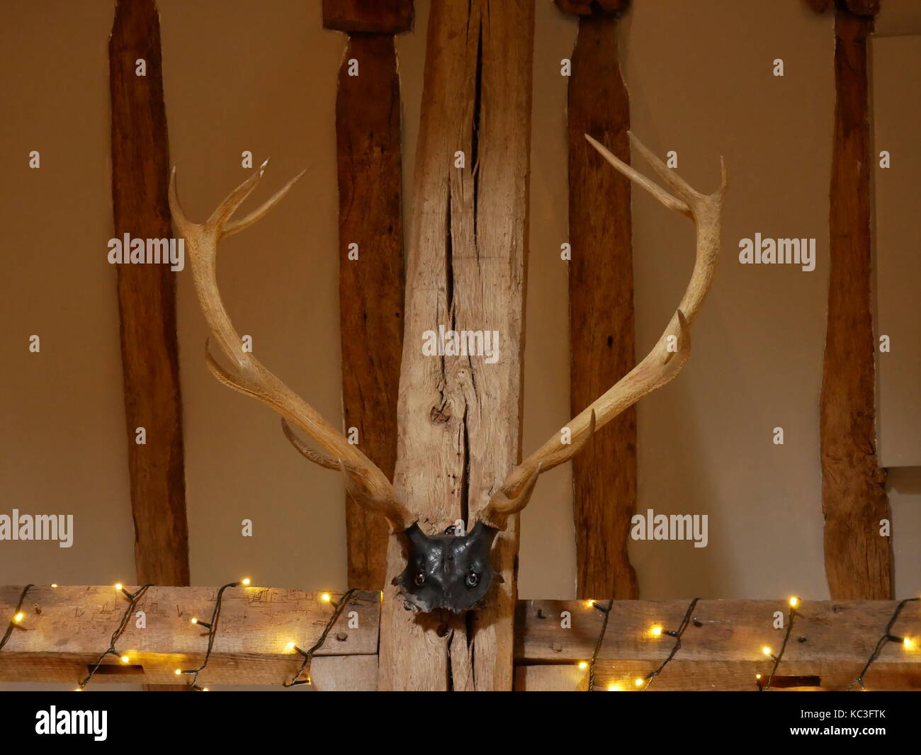 Ornaments in country living room Stock Photo Alamy