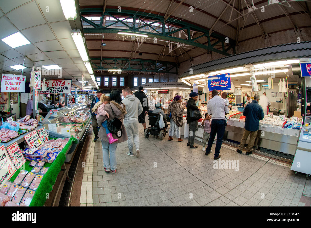 Bolton Market, Bolton, Lancashire Stock Photo Alamy