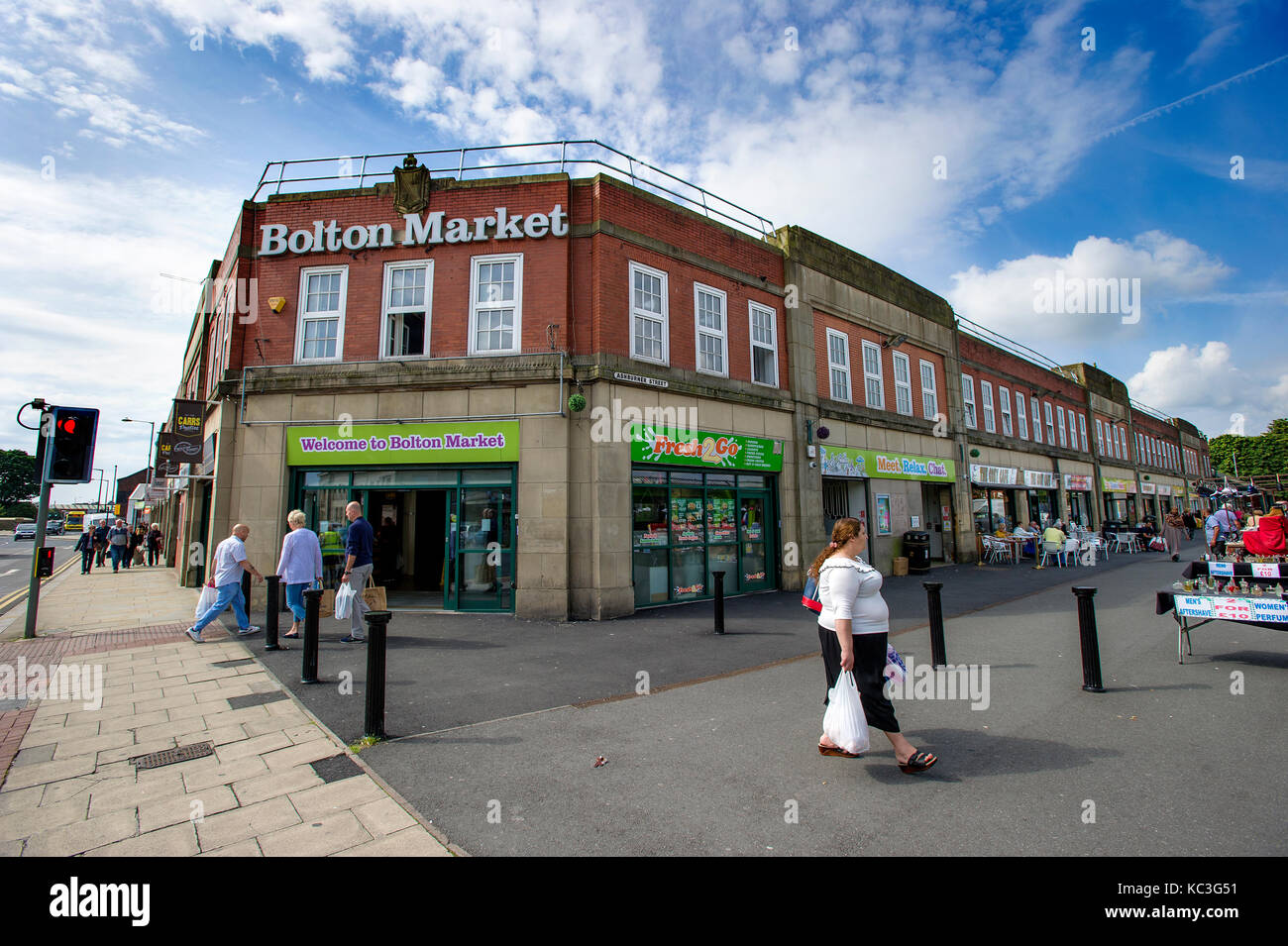 Bolton market hires stock photography and images Alamy