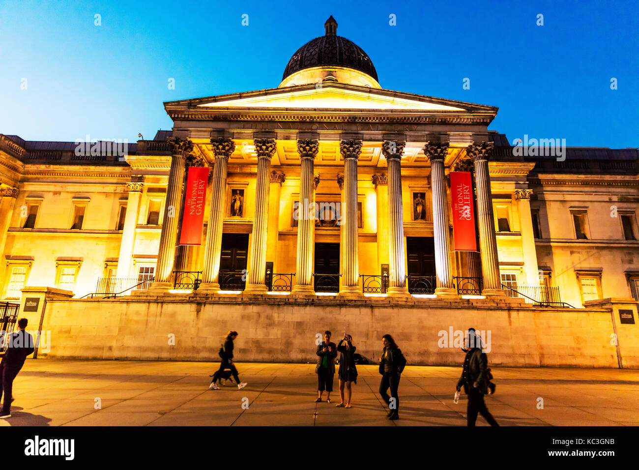 The National Gallery London, The National Gallery sign, The National