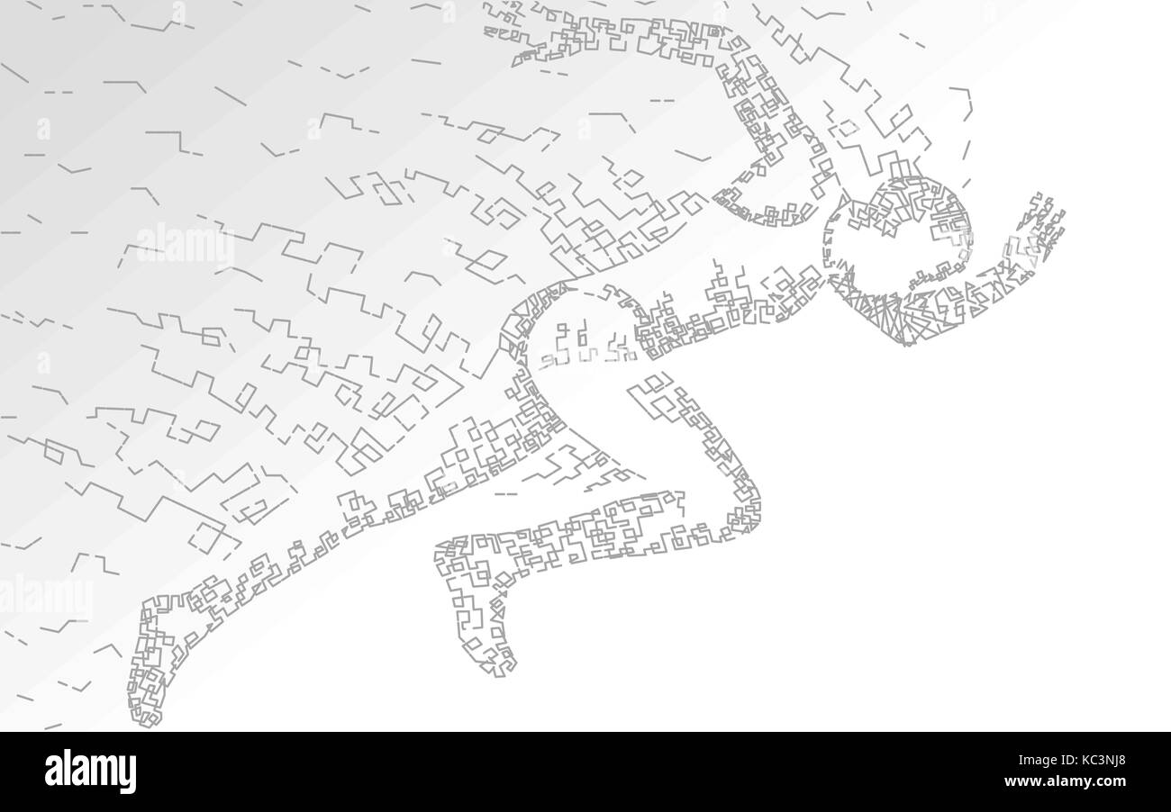 Runner Flat Icon Running Man Vector Silhouette Run Concept Shadow Sprinter  Stock Illustration - Download Image Now - iStock