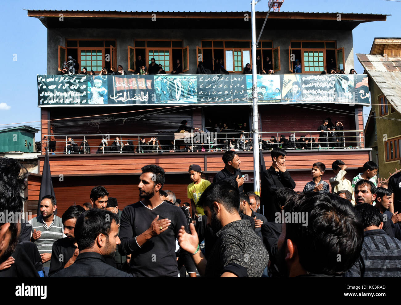 Shia Muslims mourn on the 10th day of Muharram in Zadibal Area of